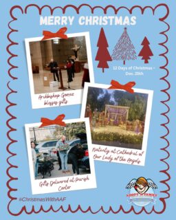 On Christmas Day we thank Jesus for the love and light he brings. We remember @archbishopgomez blessing this year’s AAF gifts and happy faces of families receiving their gifts on Delivery Day. Thank you @olacathedral for always putting up a beautiful Nativity Set for all LA faithful to see. How do you celebrate Christmas Day? 🎄🙏🏽🎁 #12DaysofChristmas #Day1 #ChristmasWithAAF #lacatholics #christmas