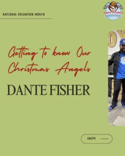 Meet our Christmas Angel: Dante Fisher!
You may have seen Dante at our Delivery Day, or Family Interview days or other AAF events. For the past 3 years he has captured many wonderful AAF moments. Swipe to see what he’s learned about this community, and how he’d describe our program in 3 words!
#MeetOurVolunteer #AdoptAFamily #NationalVolunteerMonth #VolunteerAppreciation #ChristmasAngels