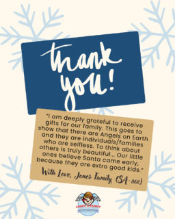 While we continue our process of interviewing this year's AAF families... let's take a moment to remember some of last year's families. ⁠
⁠
These heartfelt thank-you letters from Adopt-A-Family families are a beautiful reminder of what your generosity made possible. ⁠
⁠
Every step of our program (interviews, matching families with donors, gathering wish lists, volunteers days, wrapping and sorting, delivery day, etc) are made possible thanks to your help! ⁠
⁠
Remember: there's still many ways to get involved this Christmas season -contact our office for information. ⁠
⁠
Swipe to read some Thank You letters ✉️⁠
⁠
#AdoptAFamily #ChristmasGiving #Gratitude #AAFLosAngeles #olacathedral